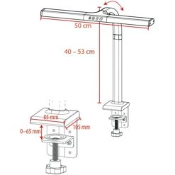 FeinTech Schreibtischlampe LTL00310, Dimmbar, Tischklemme 9 FeinTech Schreibtischlampe LTL00310, Dimmbar, Tischklemme -Küche Fach Geschäft 4d29b75f6abd78103563f5b345525c28203458a3 schreibtischlampe feintech ltl00310