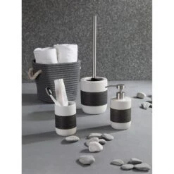 Axentia WC-Bürste Athen, Weiß / Grau, Bürstenhalter Aus Keramik 9 Axentia WC-Bürste Athen, Weiß / Grau, Bürstenhalter Aus Keramik -Küche Fach Geschäft 4e47a94d21e3b4c6c1311e7da777d0df60febe12 wc buerste axentia athen weiss grau