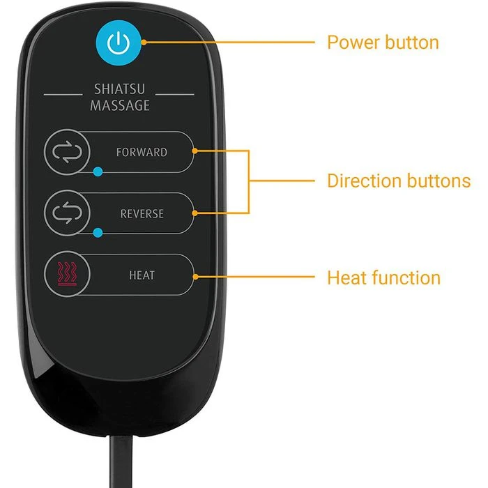 Medisana Massagekissen MCG 800, Shiatsu, Nacken, Rücken, Wärme, Fernbedienung 7 Medisana Massagekissen MCG 800, Shiatsu, Nacken, Rücken, Wärme, Fernbedienung – Bild 5