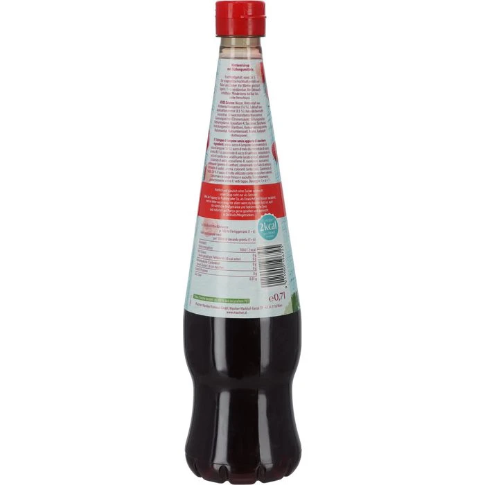 Mautner Sirup Himbeere 0%, Ohne Zucker, Für Ca. 29L Fertiggetränk, Je 700ml, 6 Flaschen 6 Mautner Sirup Himbeere 0%, Ohne Zucker, Für Ca. 29L Fertiggetränk, Je 700ml, 6 Flaschen – Bild 4