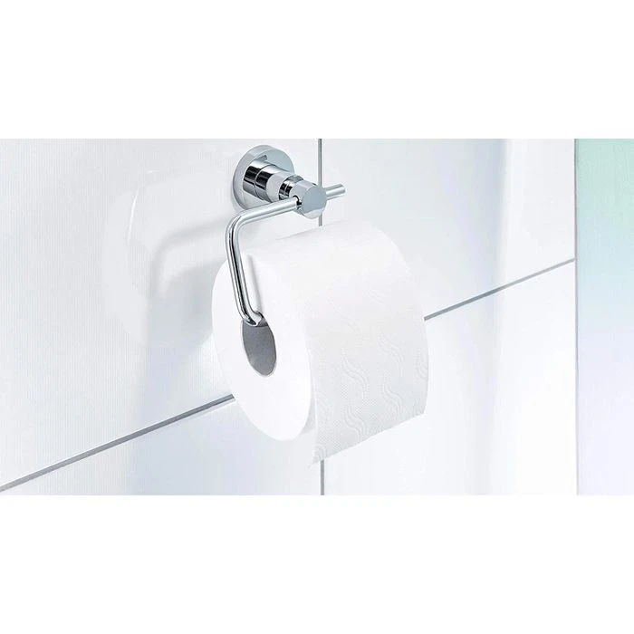 Tesa Toilettenpapierspender Loxx, 40272, Ohne Bohren, Metall, Für 1 Kleinrolle, Silber 5 Tesa Toilettenpapierspender Loxx, 40272, Ohne Bohren, Metall, Für 1 Kleinrolle, Silber – Bild 3