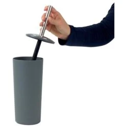 Kela WC-Bürste Marta, Grau, Bürstenhalter Aus Kunststoff -Küche Fach Geschäft 5535616287522dbac42a1e705feb733d1b1420f9 wc buerste kela marta grau