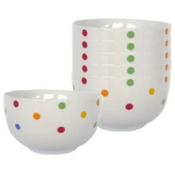 Van-Well Müslischale Capri, Porzellan, Mit Dekor, 13cm, Set, 6 Stück -Küche Fach Geschäft 56174ac686d643c16ad3edd574f36f306e15e265 mueslischale van well capri