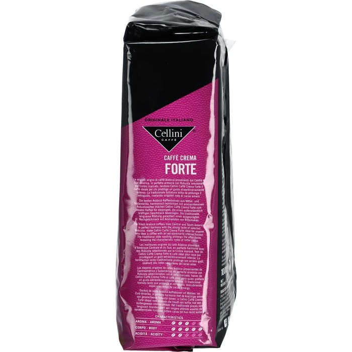 Cellini Kaffee Caffe Crema Forte, Ganze Bohnen, Kräftig, 1kg 5 Cellini Kaffee Caffe Crema Forte, Ganze Bohnen, Kräftig, 1kg – Bild 3