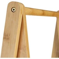 Relaxdays Garderobenständer 10020270, Mit 2 Ablagen, Bambus, Natur -Küche Fach Geschäft 5709b0ad5d4a934202d95e8848ef3355632590f1 garderobenstaender relaxdays 10020270