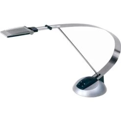 Maul Schreibtischlampe Maulprimus LED Colour Vario, Dimmbar, Silber, Mit Standfuß