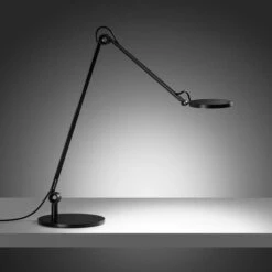 Waldmann Schreibtischlampe PARA.MI FTL 102 R LED, Dimmbar, Schwarz, Doppelgelenkarm, Rund -Küche Fach Geschäft 58f73c455faf1978fb68c10ba30b377d31bce2bd schreibtischlampe waldmann para.mi ftl 102 r led