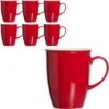 Ritzenhoff&Breker Kaffeebecher Doppio, 320ml, Porzellan, Rot, 6 Stück -Küche Fach Geschäft 5935d19dc8405b0c9a3a70461c05ee65458aa1be kaffeebecher ritzenhoffundbreker doppio 320ml