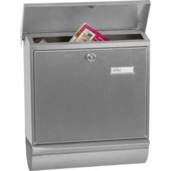 Burg Wächter Burg-Wächter Comfort-Set Briefkasten Edelstahl -Küche Fach Geschäft 5982528c028a09b9c248b1299c8086ffb29f6f16 briefkasten burg waechter comfort set 39130 silber