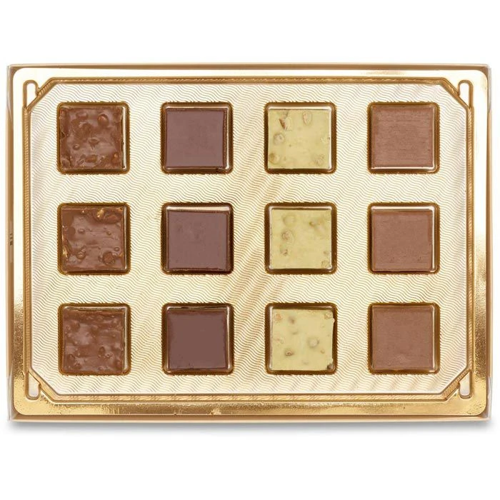 Lindt Pralinen Schicht-Nougat, 125g, 12 Stück 4 Lindt Pralinen Schicht-Nougat, 125g, 12 Stück – Bild 2