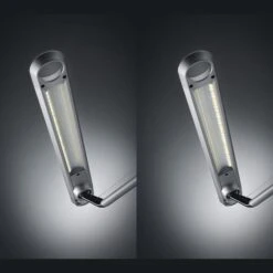 Hansa Schreibtischlampe LED Smart Silber, Dimmbar, USB, QI-Ladegerät, Mit Standfuß -Küche Fach Geschäft 5a80670021f8f84216d47e556706ad57680c5ae3 schreibtischlampe hansa led smart