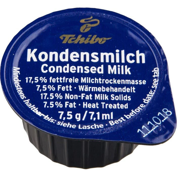 Tchibo Kondensmilch 7,5% Fett, 240 Stück, In Tassenportionen, Je 7,5g 4 Tchibo Kondensmilch 7,5% Fett, 240 Stück, In Tassenportionen, Je 7,5g – Bild 2
