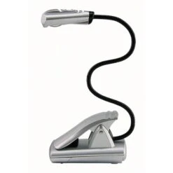 Wedo Leselampe 2541054 Mobile LED, Mit Clip, Silber