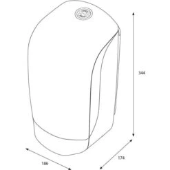 Katrin Handtuchspender Inclusive Centerfeed S, 90106, Kunststoff, Für Rollenhandtücher, Weiß 11 Katrin Handtuchspender Inclusive Centerfeed S, 90106, Kunststoff, Für Rollenhandtücher, Weiß -Küche Fach Geschäft 5d9210f6134983b8d2de68cf98f7c5890f147917 handtuchspender katrin inclusive centerfeed s