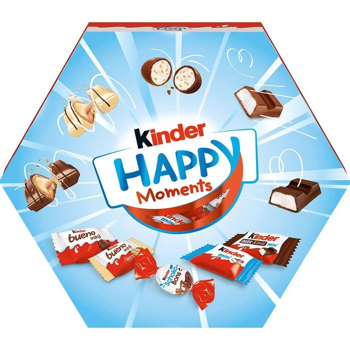 Kinder Schokoriegel Happy Moments Mini Mix, Verschiedene Sorten, 161g 3 Kinder Schokoriegel Happy Moments Mini Mix, Verschiedene Sorten, 161g