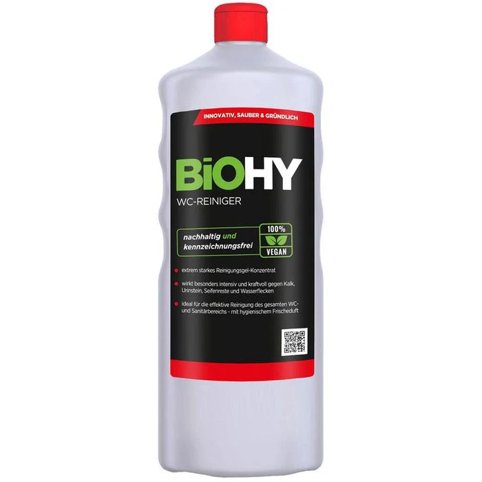 BiOHY WC-Reiniger 014-001, 100% Vegan, Bio-Konzentrat, 1 Liter 3 BiOHY WC-Reiniger 014-001, 100% Vegan, Bio-Konzentrat, 1 Liter