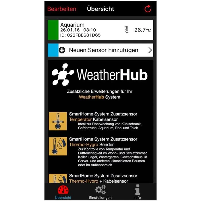 TFA Weatherhub-Set 31.4002.02, Inkl. Thermometer Mit Kabelfühler, Gateway 6 TFA Weatherhub-Set 31.4002.02, Inkl. Thermometer Mit Kabelfühler, Gateway – Bild 4