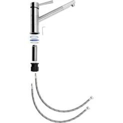 Cornat Küchenarmatur Fuerte 3176, Edelstahl, Hochdruck, 360° Schwenkbar -Küche Fach Geschäft 617cfde5a781e879edb9af5a094fc6cba76fb3b5 kuechenarmatur cornat fuerte 3176 edelstahl