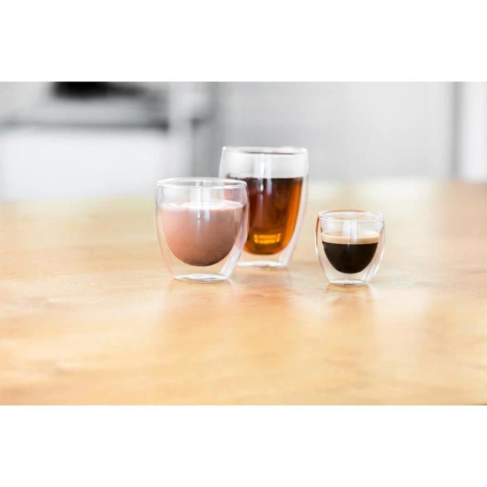 Bodum Kaffeegläser Set K4557-10, Doppelwandig, 80 & 350ml, 4-teilig 6 Bodum Kaffeegläser Set K4557-10, Doppelwandig, 80 & 350ml, 4-teilig – Bild 4