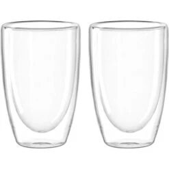 Leonardo Kaffeegläser Duo Becher, 053061, Doppelwandig, 400ml, 2 Stück