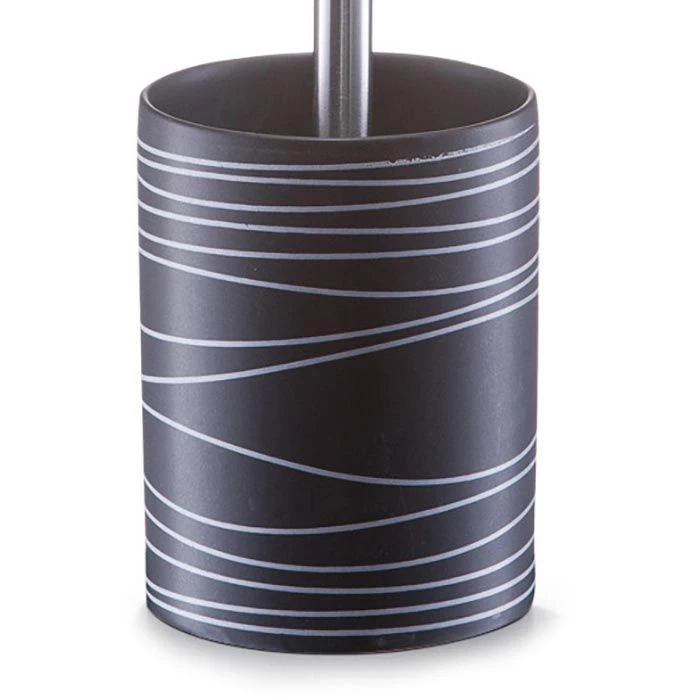 Zeller WC-Bürste Schwarz, Bürstenhalter Aus Keramik 5 Zeller WC-Bürste Schwarz, Bürstenhalter Aus Keramik – Bild 3