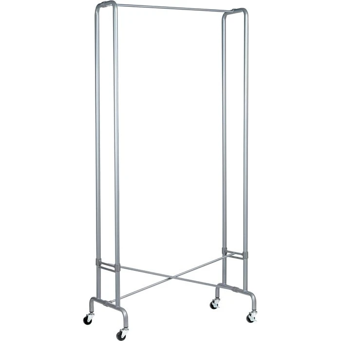 Unilux Garderobenständer Foldy, 400050665, Mit Rollen, Faltbar, Metall, Silber 3 Unilux Garderobenständer Foldy, 400050665, Mit Rollen, Faltbar, Metall, Silber