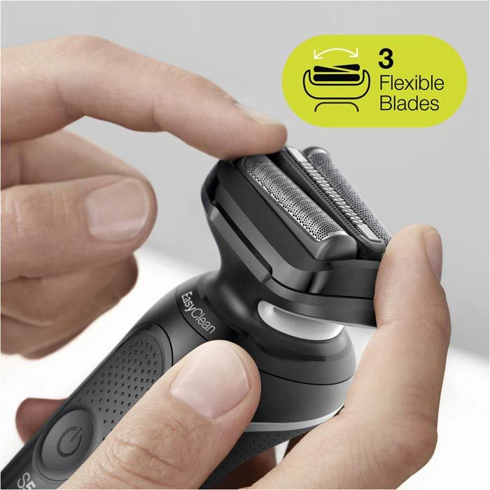 Braun Elektrorasierer Series 5 50-W4200cs, Weiß, Wet & Dry, Mit EasyClick-Präzisionstrimmer 5 Braun Elektrorasierer Series 5 50-W4200cs, Weiß, Wet & Dry, Mit EasyClick-Präzisionstrimmer – Bild 3