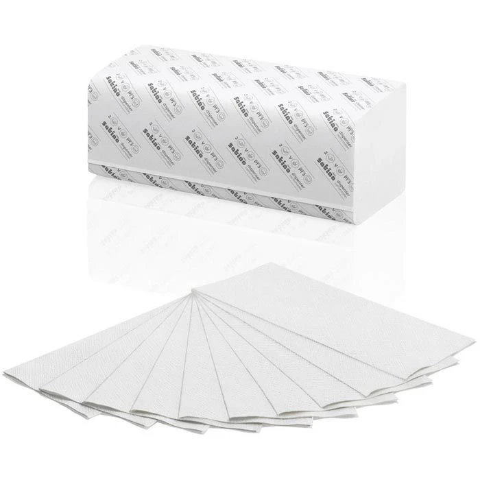 Satino Comfort By Wepa 277190 2-lagig 25x23 Weiß Zick-Zack-Falz 3200 Stück 4 Satino Comfort By Wepa 277190 2-lagig 25x23 Weiß Zick-Zack-Falz 3200 Stück – Bild 2