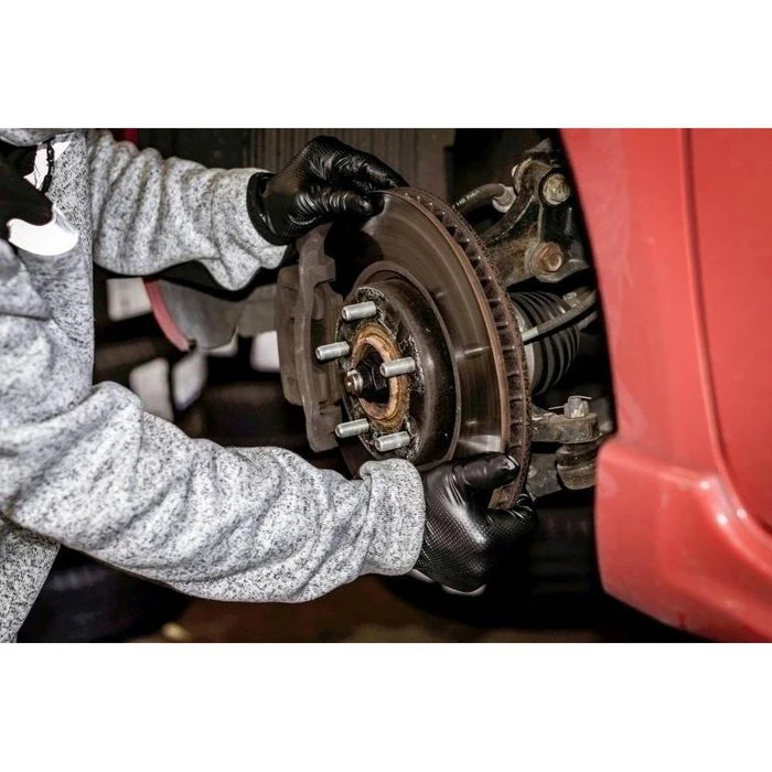 NITRAS Einmalhandschuhe Tough Grip N, Nitril, 8330, Puderfrei, Schwarz, 50 Stück, Gr. XL 4 NITRAS Einmalhandschuhe Tough Grip N, Nitril, 8330, Puderfrei, Schwarz, 50 Stück, Gr. XL – Bild 2