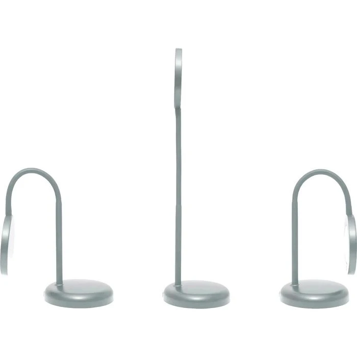 Maul Schreibtischlampe Mauljoy LED, Silber, Mit Standfuß 4 Maul Schreibtischlampe Mauljoy LED, Silber, Mit Standfuß – Bild 2