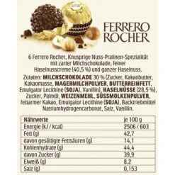 Die-Besten Pralinen Von Ferrero, Nuss Edition, 250g, 26 Stück 11 Die-Besten Pralinen Von Ferrero, Nuss Edition, 250g, 26 Stück -Küche Fach Geschäft 6f03ed77d83efebd33621c2d0f7fcbb3cbc0789b pralinen die besten von ferrero nuss edition