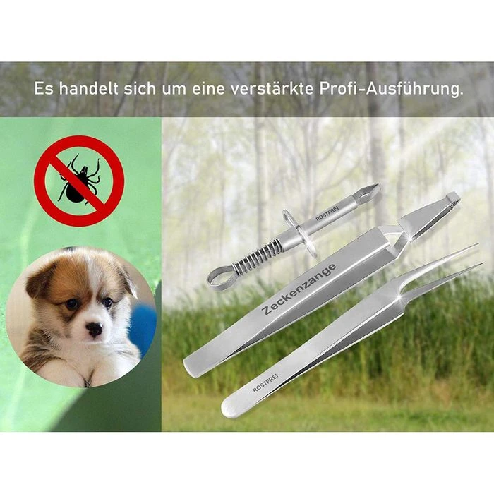InstrumenteNRW Zeckenzange PI-Set-291, Edelstahl, Für Mensch Und Tier, Profi-Qualität, 3-teilig 7 InstrumenteNRW Zeckenzange PI-Set-291, Edelstahl, Für Mensch Und Tier, Profi-Qualität, 3-teilig – Bild 5