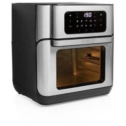 Princess Fritteuse Aerofryer Oven, 182065, 1500 W, Edelstahl, Heißluft, Ohne Öl, Für 10 L