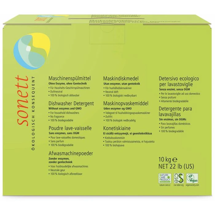 Sonett Maschinenspülmittel DE4022, Geschirr-Reiniger, Pulver, 10 Kg 3 Sonett Maschinenspülmittel DE4022, Geschirr-Reiniger, Pulver, 10 Kg
