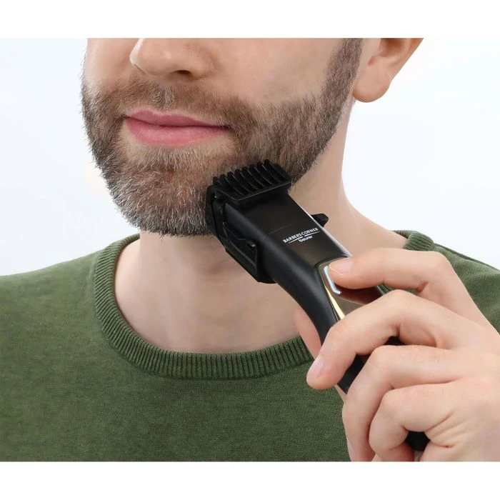 Beurer Barttrimmer HR 4000 Bartstyler, Für Herren, Abwaschbar, Mit 4 Aufsätzen 4 Beurer Barttrimmer HR 4000 Bartstyler, Für Herren, Abwaschbar, Mit 4 Aufsätzen – Bild 2
