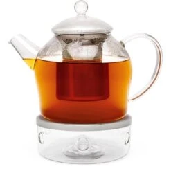 Bredemeijer Tee-Kanne Minuet Santhee, Glas, Mit Edelstahl-Filter, Transparent, 1,2 L -Küche Fach Geschäft 71ce918fa352233113f8e46aefe85ff9e3b055ad tee kanne bredemeijer minuet santhee glas