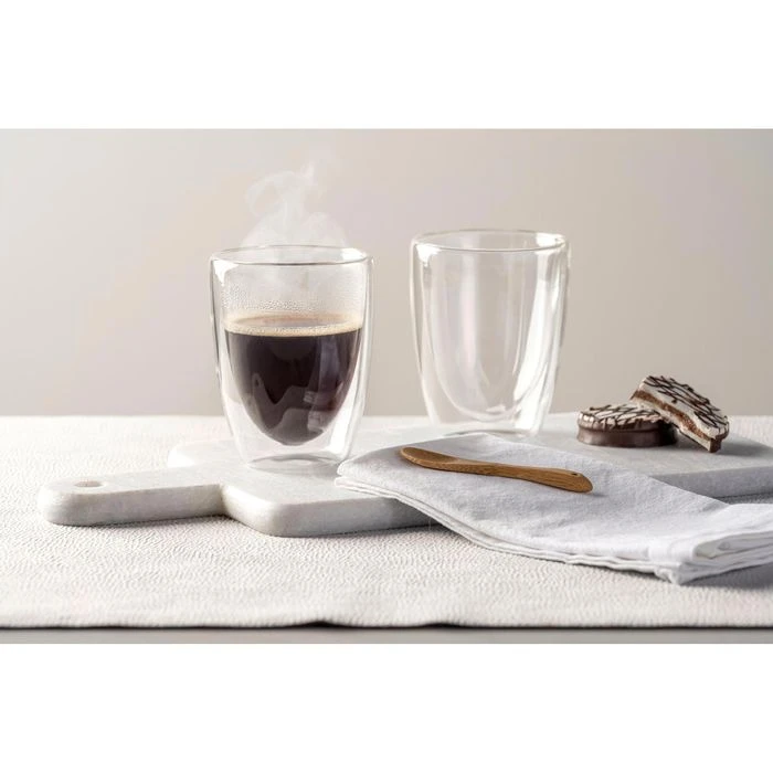 Leonardo Kaffeegläser Duo Becher 053060, Doppelwandig, 300ml, 2 Stück 4 Leonardo Kaffeegläser Duo Becher 053060, Doppelwandig, 300ml, 2 Stück – Bild 2