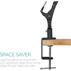 Navaris Schreibtischlampe LED, Tischklemme, Dimmbar, Schwarz -Küche Fach Geschäft 72618a22084bceb4ef2db2eb736510328a2df02d schreibtischlampe navaris led