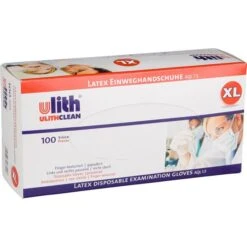 Ulith Latex Natur Gepudert Gr.XL Einmalhandschuhe, 100 Stück -Küche Fach Geschäft 7371c0b03a875cb1bcd6d3fde6f2830b7afe4eaa einmalhandschuhe ulith latex gepudert 81680