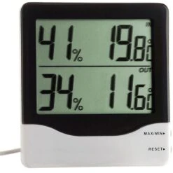 TFA Thermo-Hygrometer 30.5013 Innen / Außen, Digital, Mit Kabelfühler -Küche Fach Geschäft 739d26f255b22736657f7a3b94ae84597a593e8a thermo hygrometer tfa 30.5013 innen aussen