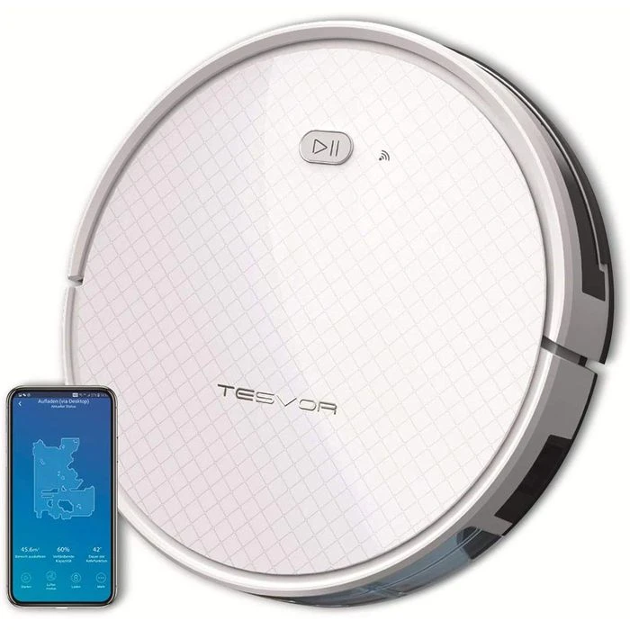 Tesvor Saugroboter X500 Pro, Ladestation, Wischfunktion, Laufzeit 120 Minuten 3 Tesvor Saugroboter X500 Pro, Ladestation, Wischfunktion, Laufzeit 120 Minuten