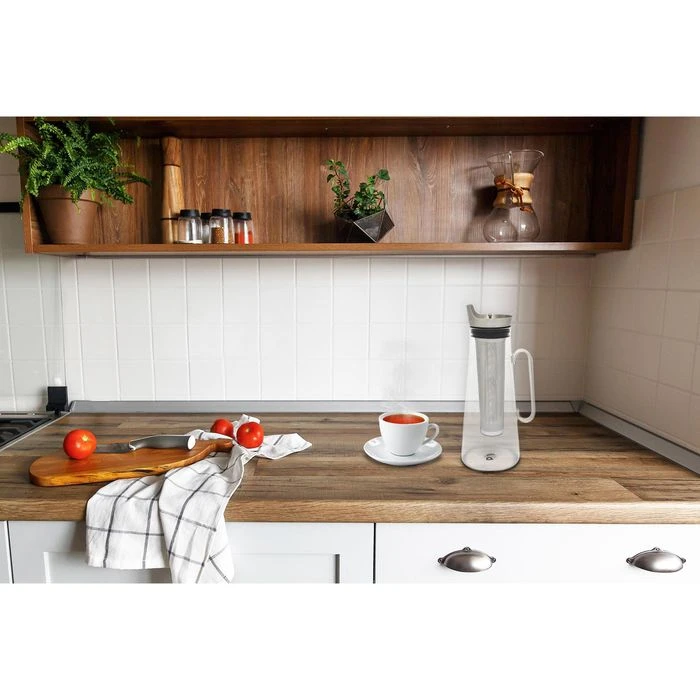 Bredemeijer Karaffe Eisteekanne, Mit Deckel Und Edelstahlfilter, 1,2 Liter 4 Bredemeijer Karaffe Eisteekanne, Mit Deckel Und Edelstahlfilter, 1,2 Liter – Bild 2