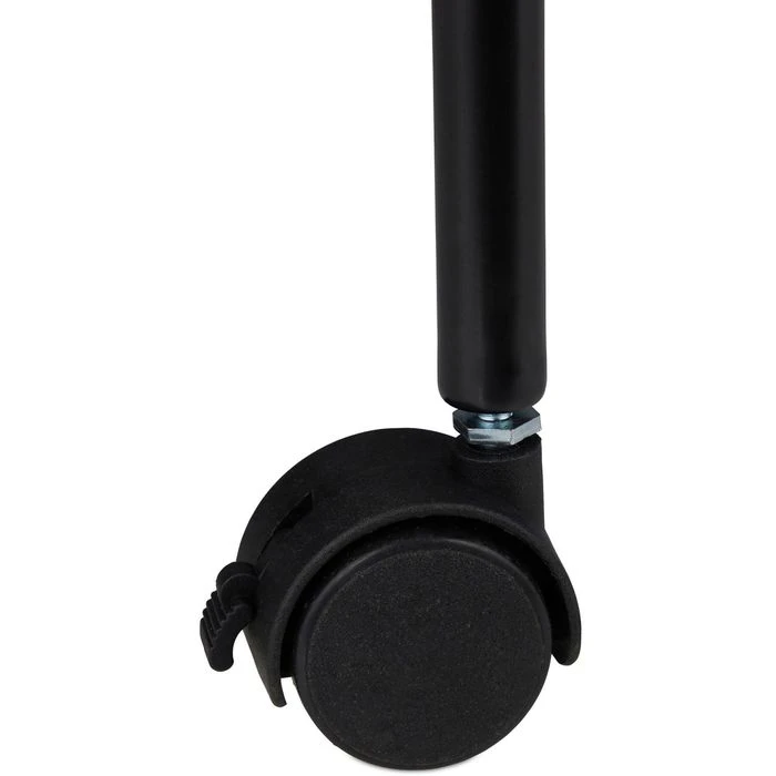 Relaxdays Garderobenständer 10027470, Mit Rollen, 2 Ablagen & 4 Haken, Metall, Schwarz 10 Relaxdays Garderobenständer 10027470, Mit Rollen, 2 Ablagen & 4 Haken, Metall, Schwarz – Bild 8