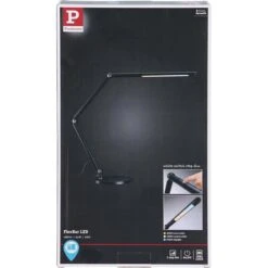Paulmann Schreibtischlampe FlexBar, Standfuß, Dimmbar, Schwarz -Küche Fach Geschäft 7862bdcf4efb948a6fa063e9655e006fe1a6e737 schreibtischlampe paulmann flexbar