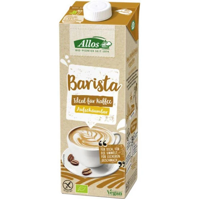 Allos Sojadrink Barista, BIO, Je 1 Liter, 6 Stück 4 Allos Sojadrink Barista, BIO, Je 1 Liter, 6 Stück – Bild 2