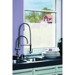 D-c-fix Fensterfolie Premium, Milchglasoptik Frost, Selbsthaftend, 45cm X 1,5m -Küche Fach Geschäft 796a23b8abc1bf7e4e6f534d00c7d6d366a950ab fensterfolie d c fix premium milchglasoptik frost