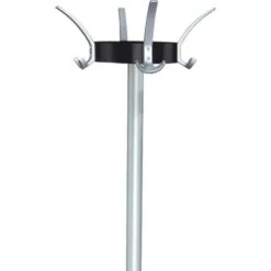 Kerkmann Garderobenständer Public Classic, 6274, Mit 12 Haken, Metall, Schwarz / Silber -Küche Fach Geschäft 79c21a6362d210fa6700750a6d9f783f6bbe739c garderobenstaender kerkmann public classic 6274