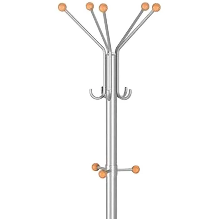 Kerkmann Garderobenständer TK2, 6068, Mit 10 Haken, Metall, Silber 6 Kerkmann Garderobenständer TK2, 6068, Mit 10 Haken, Metall, Silber – Bild 4