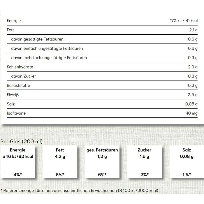 Natumi Sojadrink Natural, BIO, Je 1 Liter, 8 Stück 6 Natumi Sojadrink Natural, BIO, Je 1 Liter, 8 Stück – Bild 4