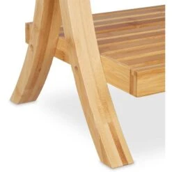 Böttcher-AG Handtuchhalter Freistehend, Mit Ablage, Handtuchständer Mit 3 Stangen, Bambus, Braun/weiß -Küche Fach Geschäft 7b9ec89cd4e89d8baf022125449ec133d3ac11de handtuchhalter boettcher ag freistehend mit ablage